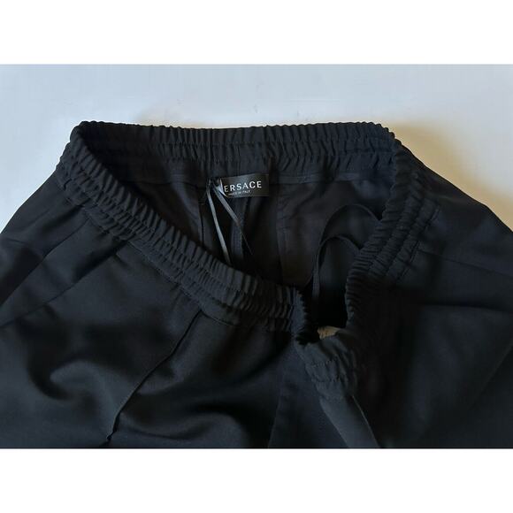 Versace Men's Formal Mohair/Wool Black Pants 34 US (50 Eu) IT 1006715 NWT $1175 - Picture 2 of 14